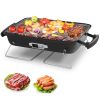 Portable Charcoal Grill, Tabletop Outdoor Barbecue Smoker, Small BBQ Grill for Outdoor Cooking Backyard Camping Picnics Beach