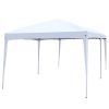 3 x 6m Home Use Outdoor Camping Waterproof Folding Tent with Carry Bag White