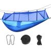 600lbs Load 2 Persons Hammock with Mosquito Net Outdoor Hiking Camping Hommock Portable Nylon Swing Hanging Bed