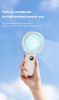 USB Handheld Fan Mini Rechargeable Fan With Digital Display And Night Light Portable Power bank Fan For Outdoor Camping Travel