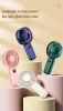 USB Handheld Fan Mini Rechargeable Fan With Digital Display And Night Light Portable Power bank Fan For Outdoor Camping Travel