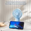 Mini Electric Fan Portable 3 Gears Wind Speed Adjustment Air Cooler High Quality Summer Cooling Fan Camping Rechargeable Home