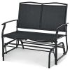 Iron Patio Rocking Chair for Outdoor Backyard and Lawn